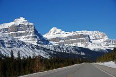 18 Epaulette Peak, Hans Peak, Mount Sarbach From Icefields Parkway
